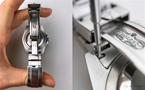 rolex bandwechsel|how to adjust Rolex bracelet.